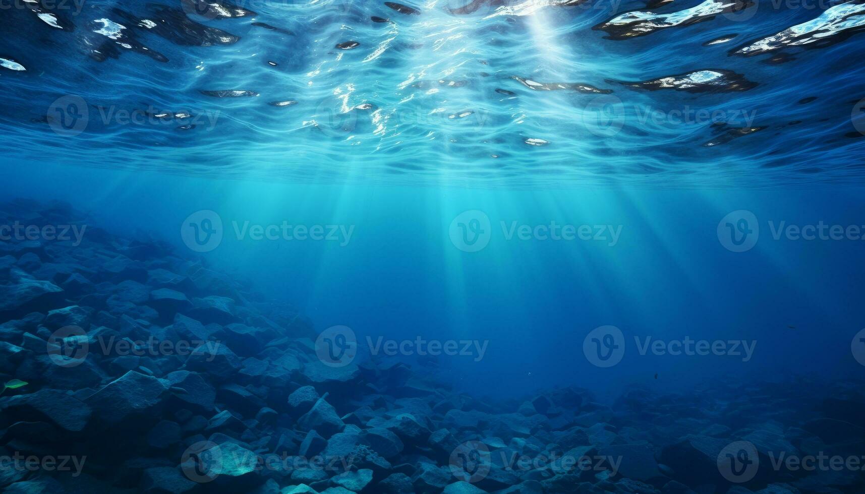 a beautiful picture of under water generative AI photo
