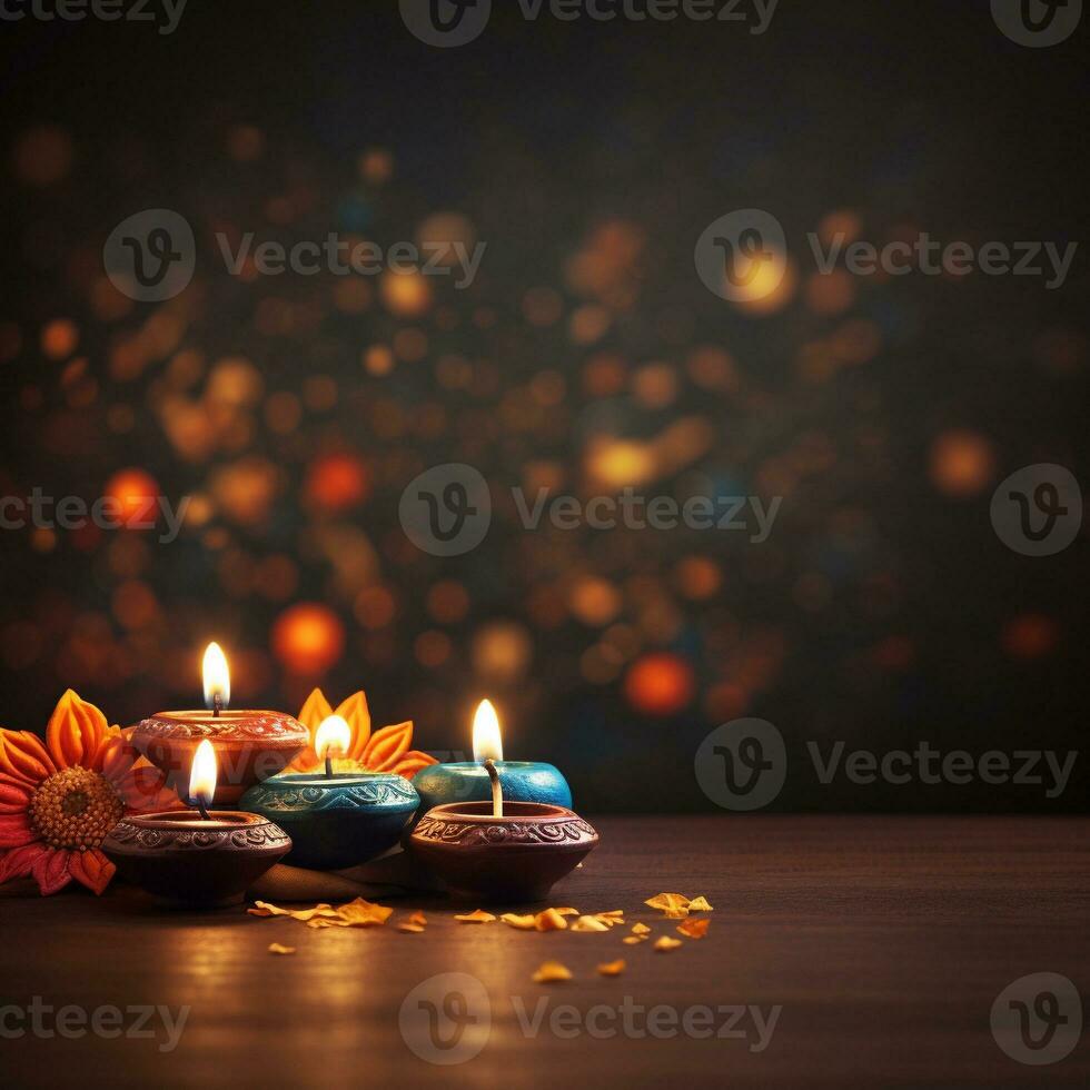 background of diwali pattern generative AI photo