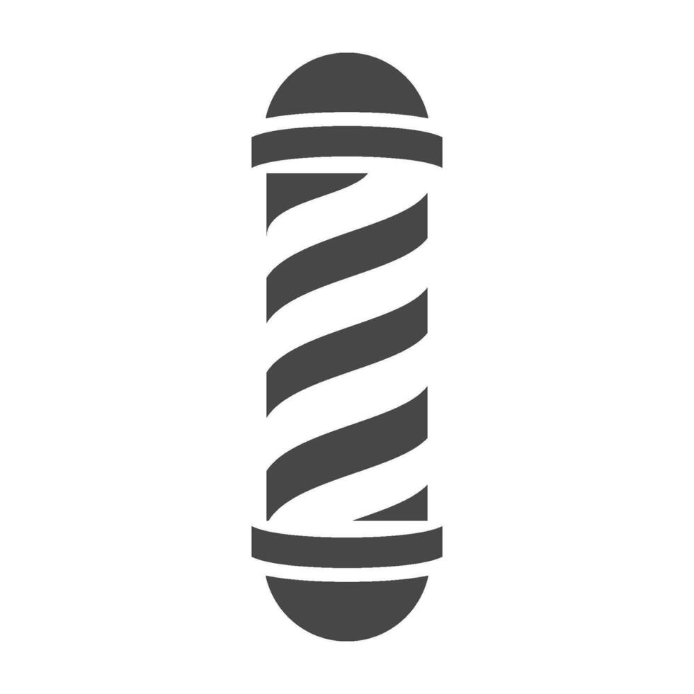 barber pole icon design vector template