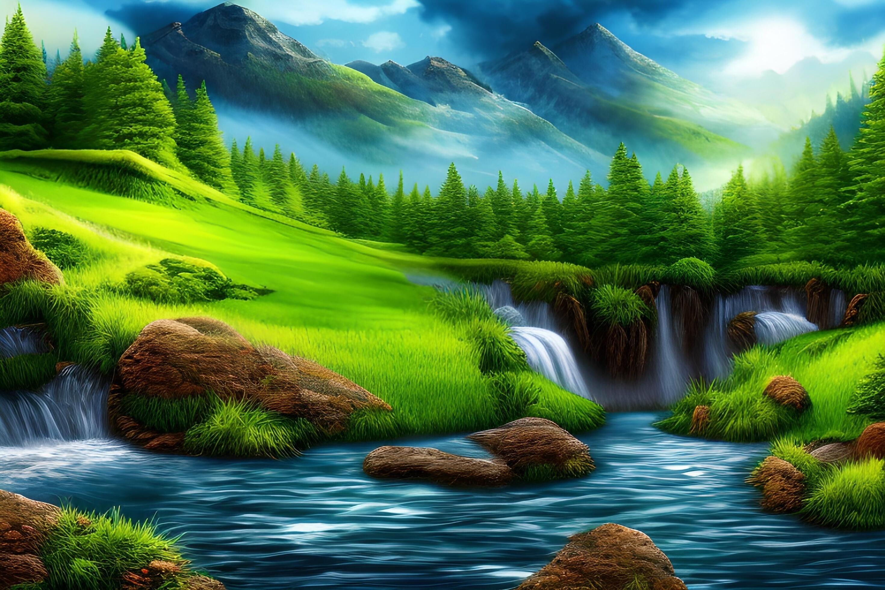 Nature Background, Nature Landscape Background, Nature Wallpaper