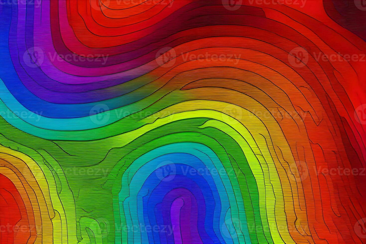 Colorful Wood Background, Rainbow Wood Background, Wood Background, AI Generative photo