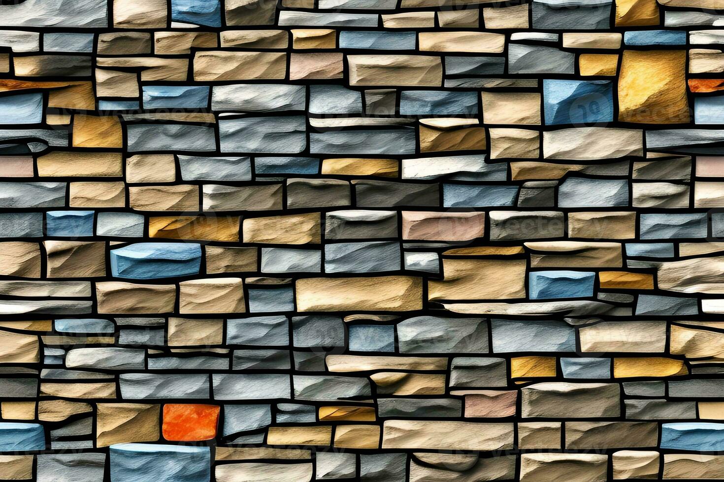 Stone Wall Background, Stone Brick Wall Background, Wall Background, Stone Background, AI Generative photo