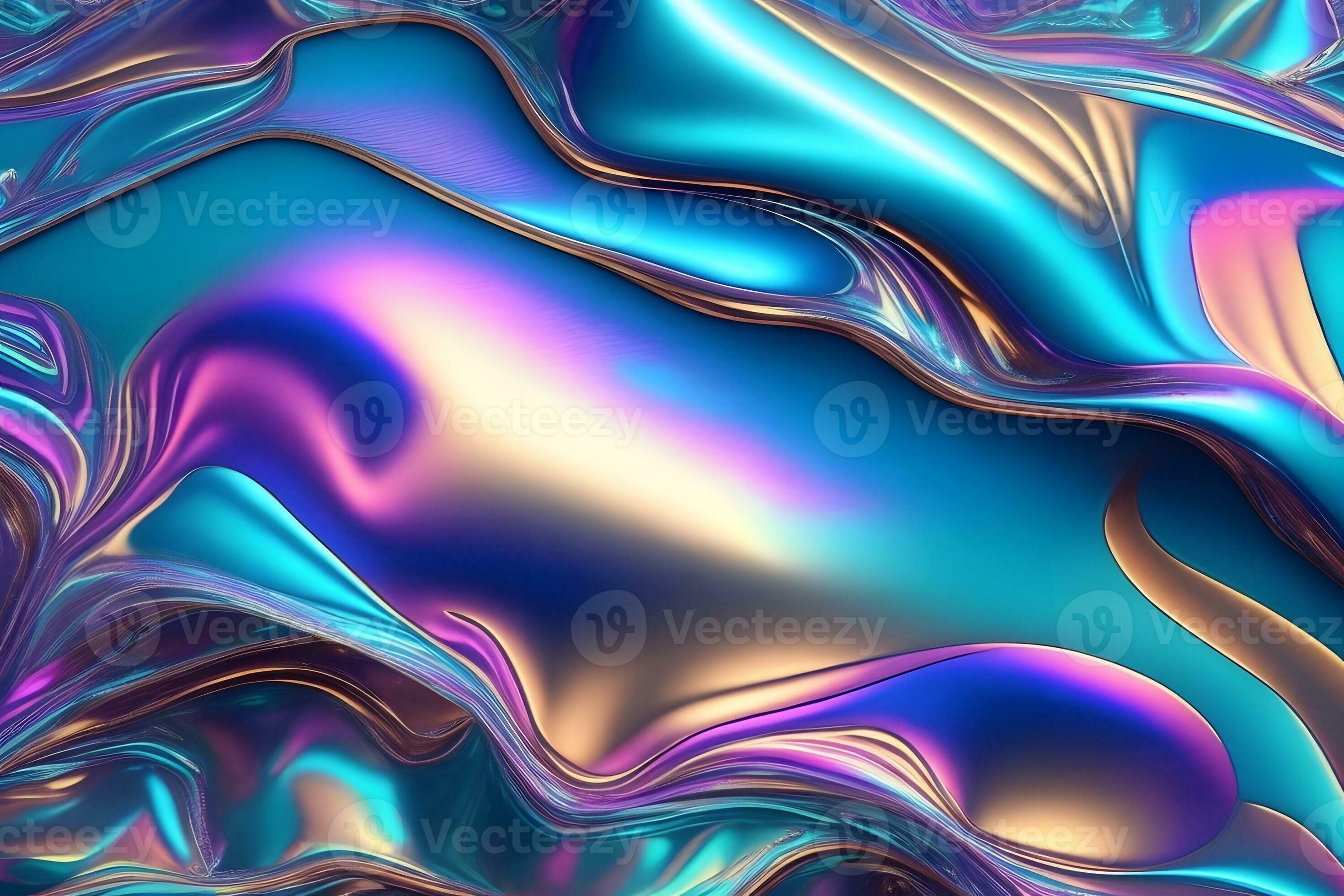 Holographic Glossy Foil Paper, Holographic Iridescent Foil Texture