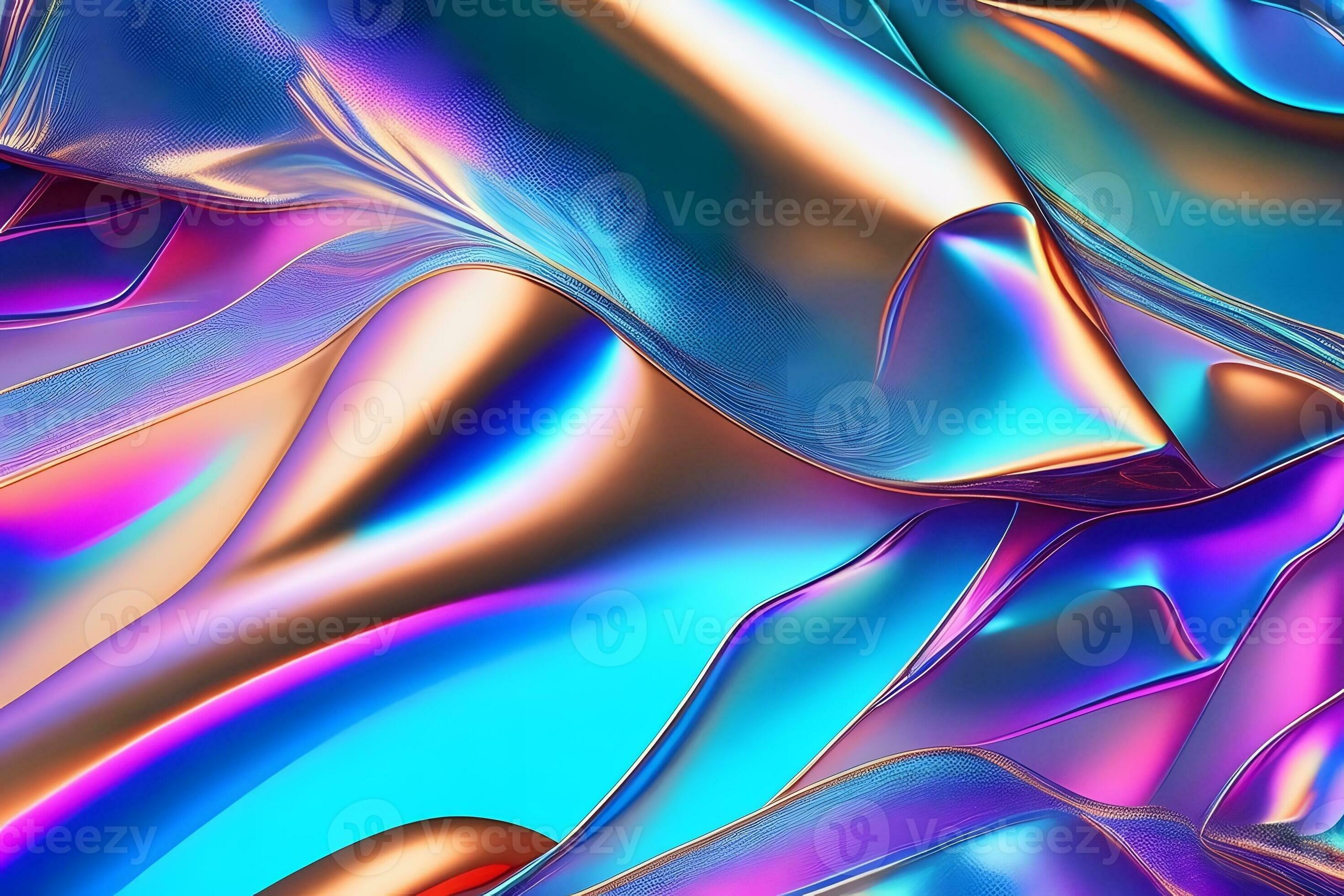 Holographic Glossy Foil Paper, Holographic Iridescent Foil Texture  Background, Holographic Background, Iridescent Hologram Wallpaper, Glossy  Iridescent Background, Ai Generative 29646015 Stock Photo at Vecteezy