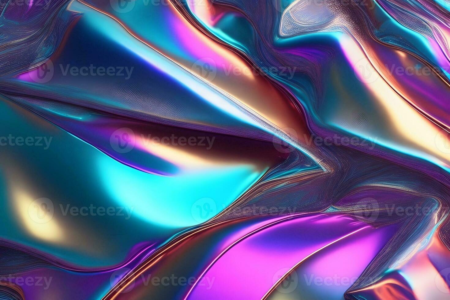 Holographic Glossy Foil Paper, Holographic Iridescent Foil Texture