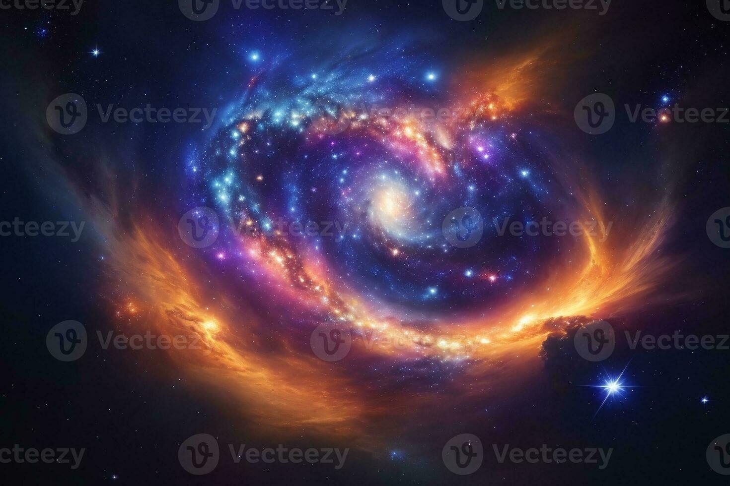 Starry Night Sky Background, Starry Night Sky Wallpaper, Galaxy Background, Space Background, Galaxy Wallpaper, Space Wallpaper, Ai Generative photo