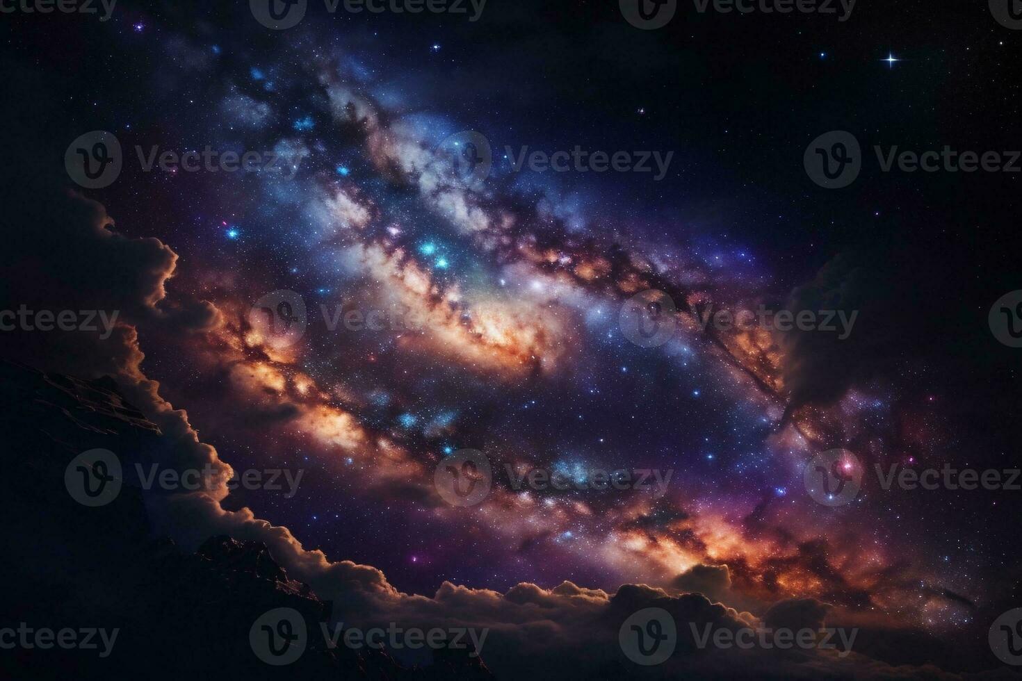 Milky Way Background, Milky Way Wallpaper, Galaxy Background, Space Background, Galaxy Wallpaper, Space Wallpaper, Universe Wallpaper, Ai Generative photo