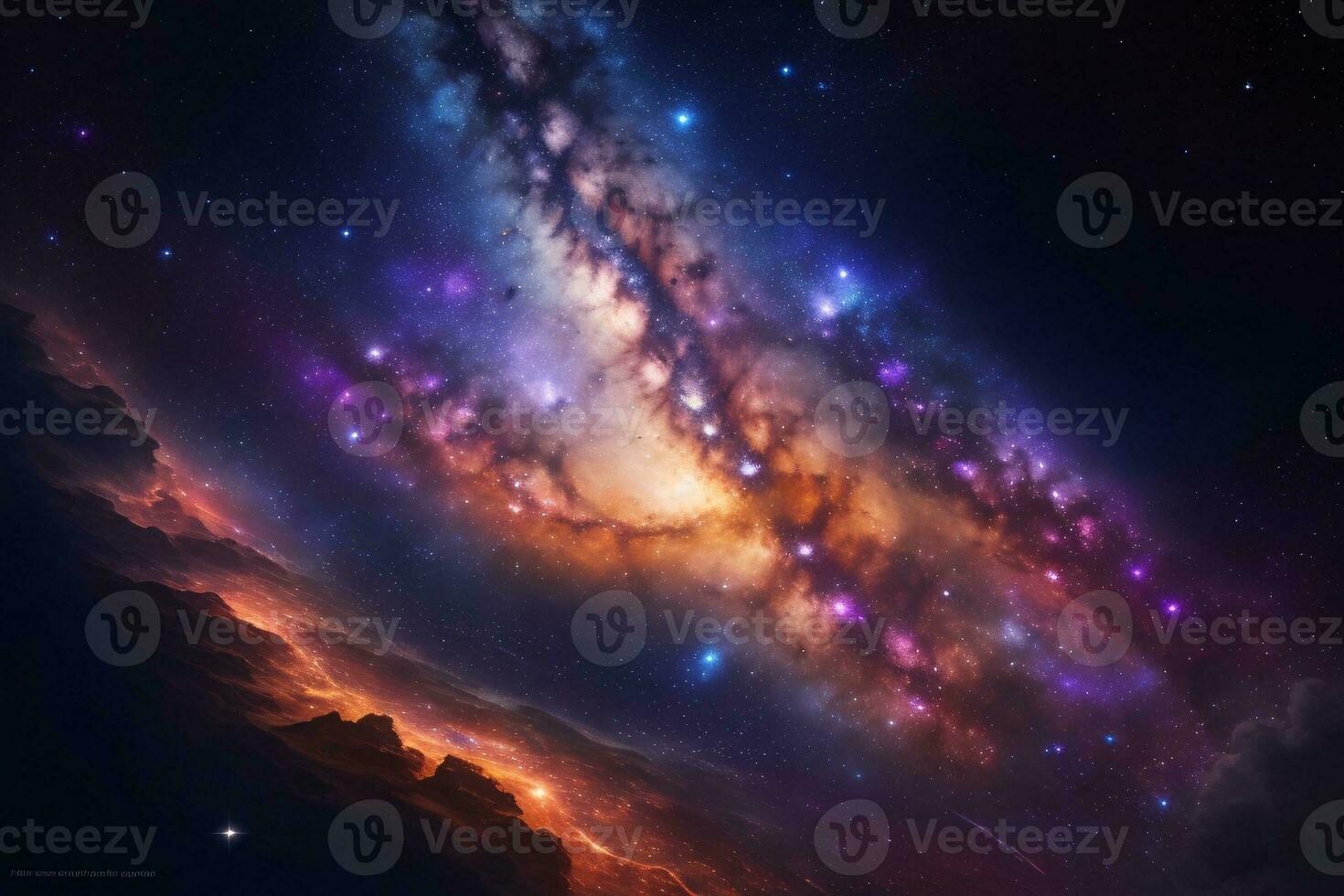 Milky Way Background, Milky Way Wallpaper, Galaxy Background, Space Background, Galaxy Wallpaper, Space Wallpaper, Universe Wallpaper, Ai Generative photo