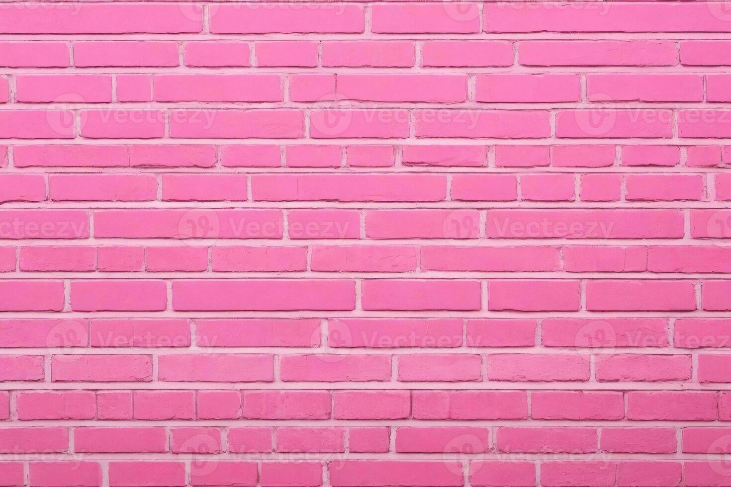 rosado ladrillo pared fondo, rosado pared fondo, ladrillo pared fondo, pared fondo, ladrillo fondo, ladrillo pared textura fondo, ladrillo patrón, ai generativo foto