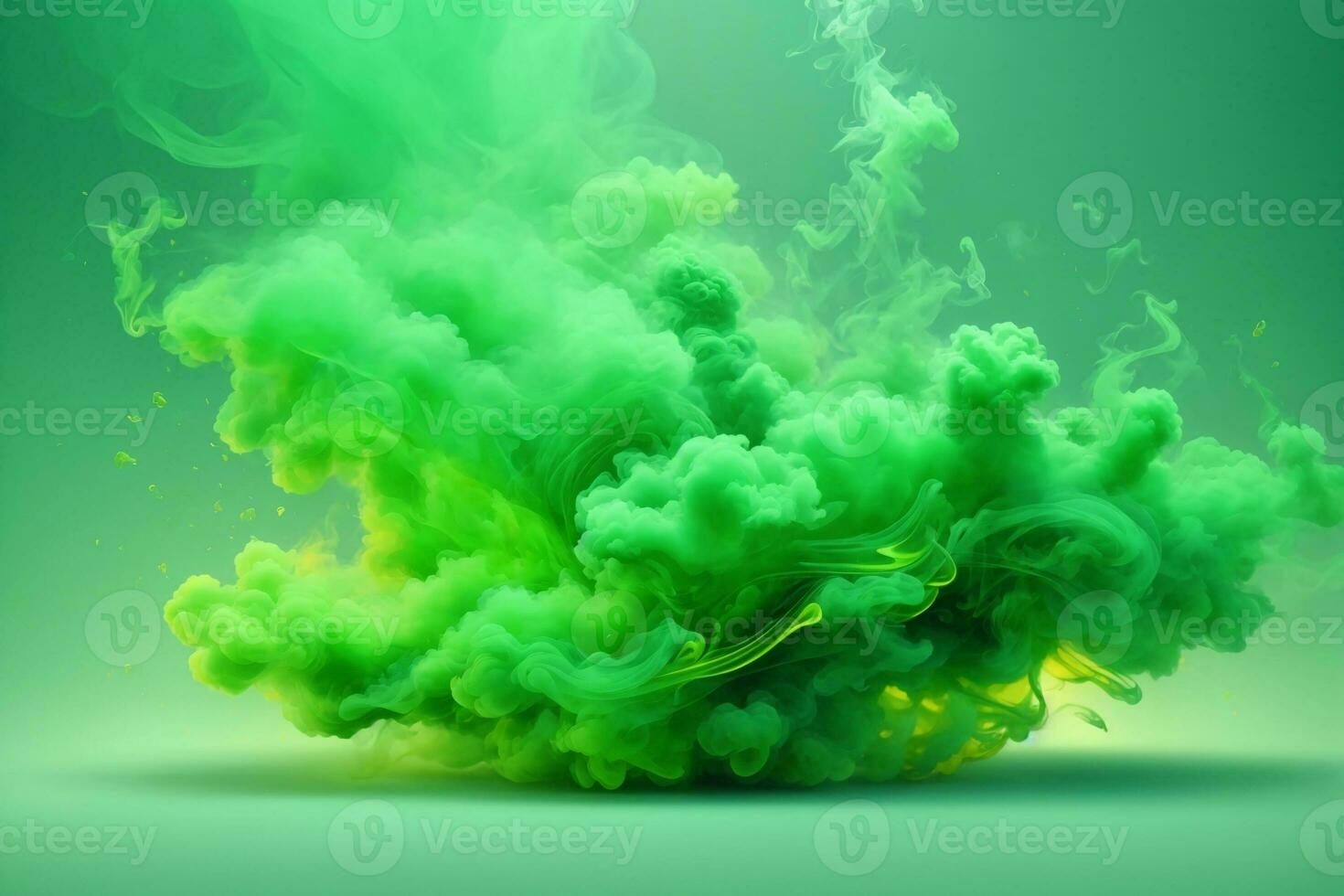 verde fumar fondo de pantalla, fumar fondo, fumar efectos fondo, fumar fondos de pantalla, vistoso fumar fondo, resumen fumar fondos de pantalla, ai generativo foto