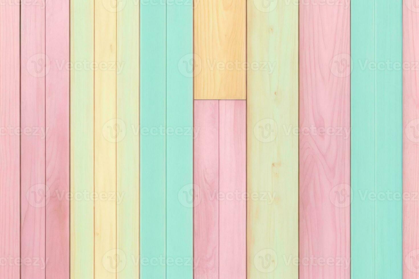 pastel de madera tablones fondo, pastel madera fondo, de madera tablones fondo, madera fondo, de madera fondo, vistoso madera fondo, madera textura fondo, ai generativo foto