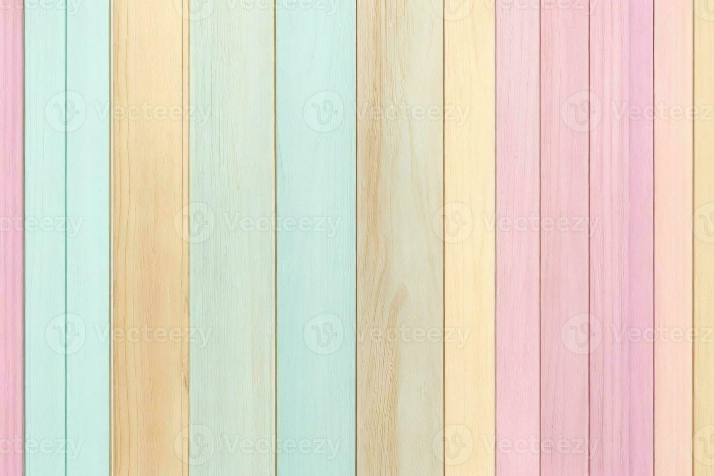 pastel de madera tablones fondo, pastel madera fondo, de madera tablones fondo, madera fondo, de madera fondo, vistoso madera fondo, madera textura fondo, ai generativo foto