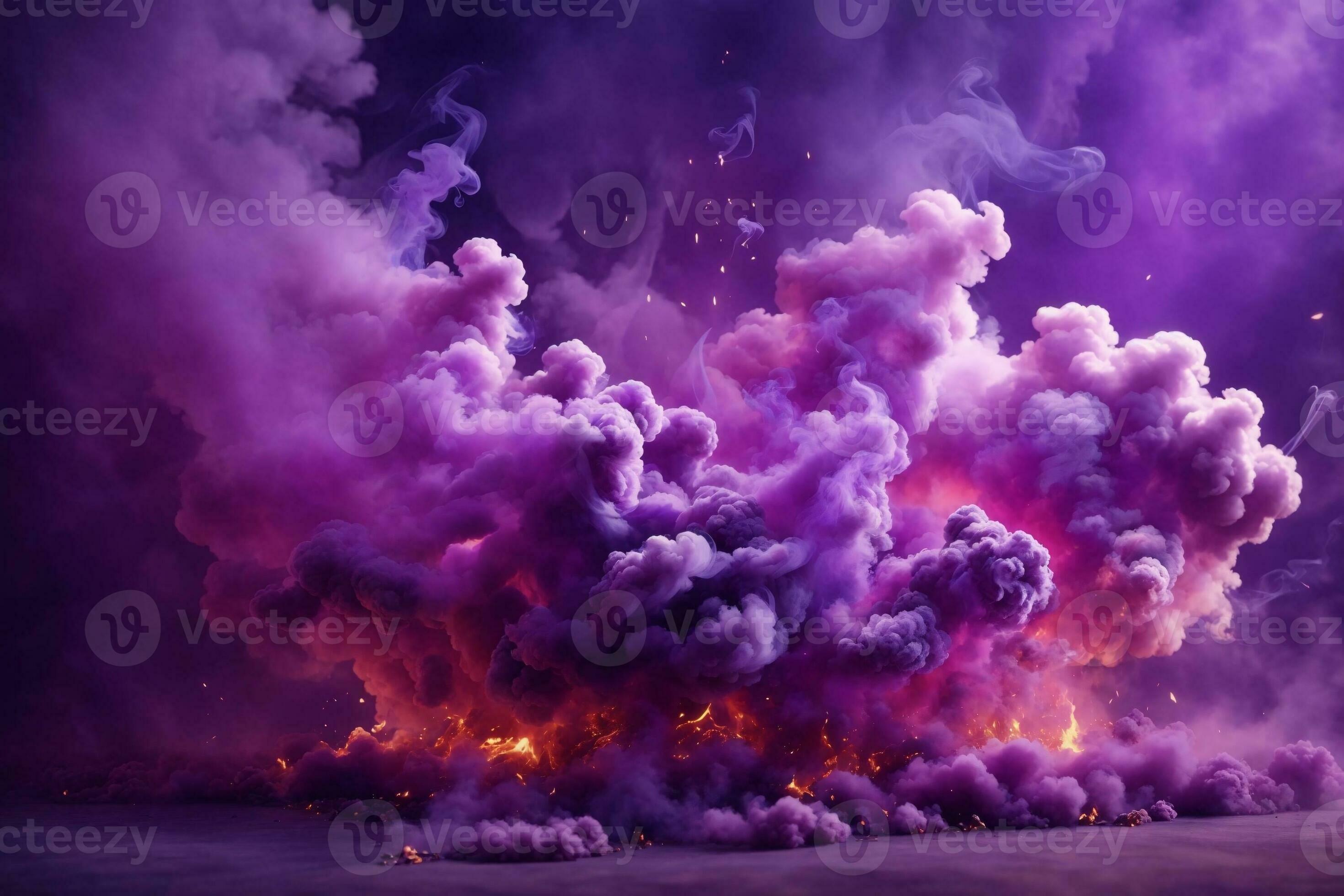 Premium Photo  Color steam cloud abstract background purple smoke