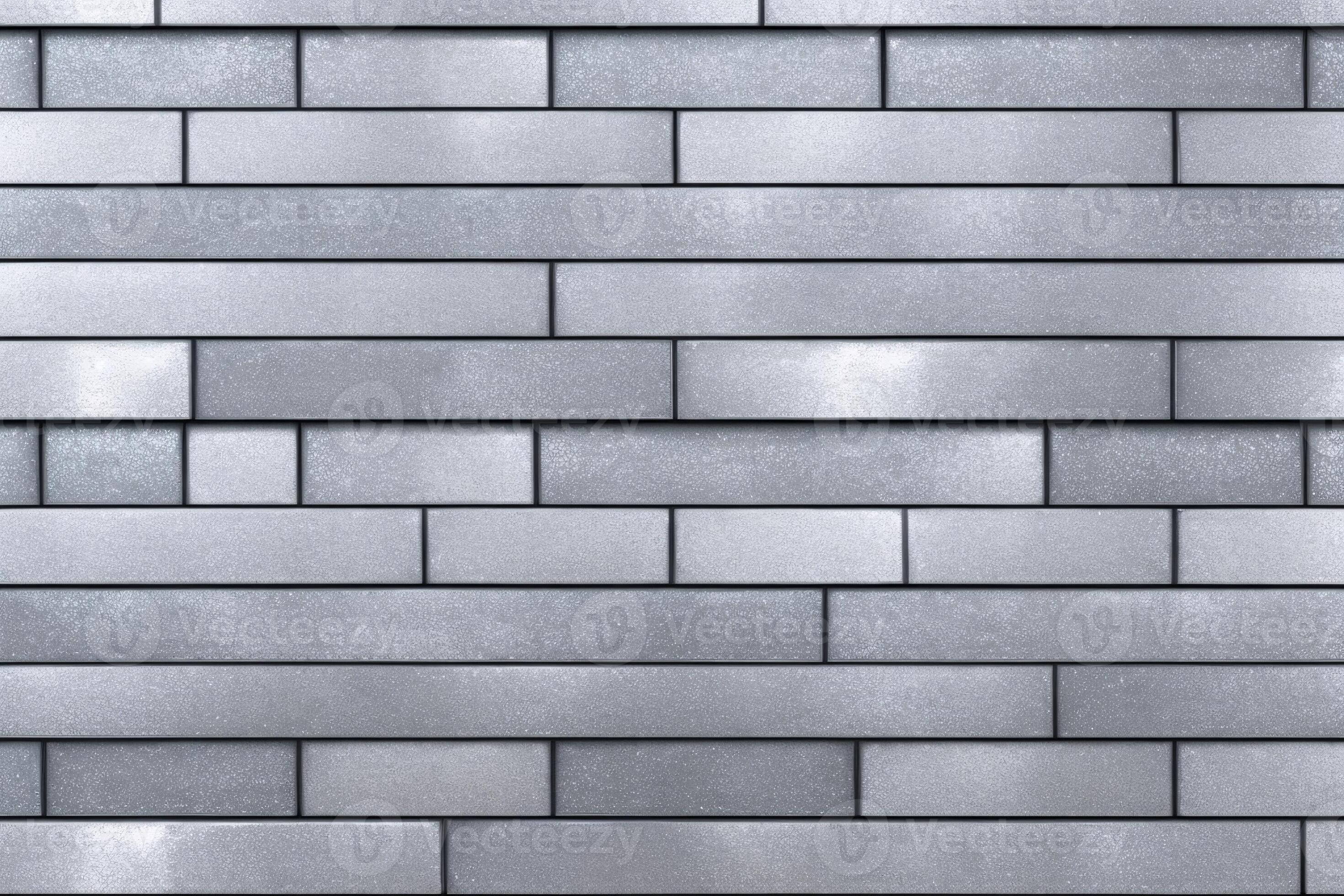 Silver Brick Wall Background, Silver Wall Background, Brick Wall