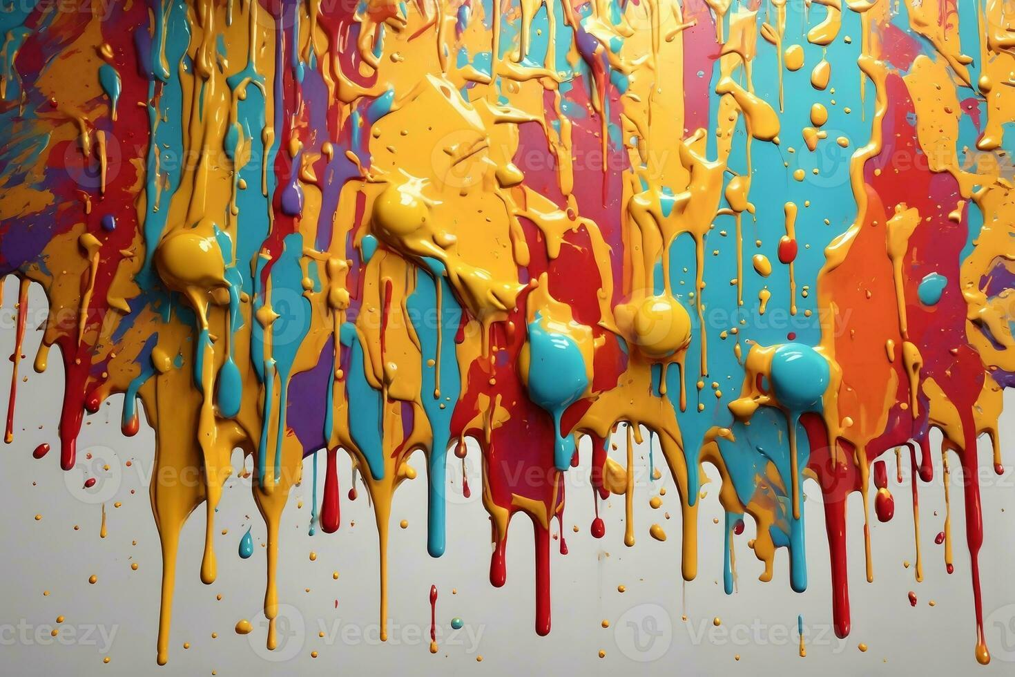 Dripping Paint Texture, Colorful Dripping Paint Background, Paint Dripping Wallpaper, Dripping Ink Background, Ai Generative photo