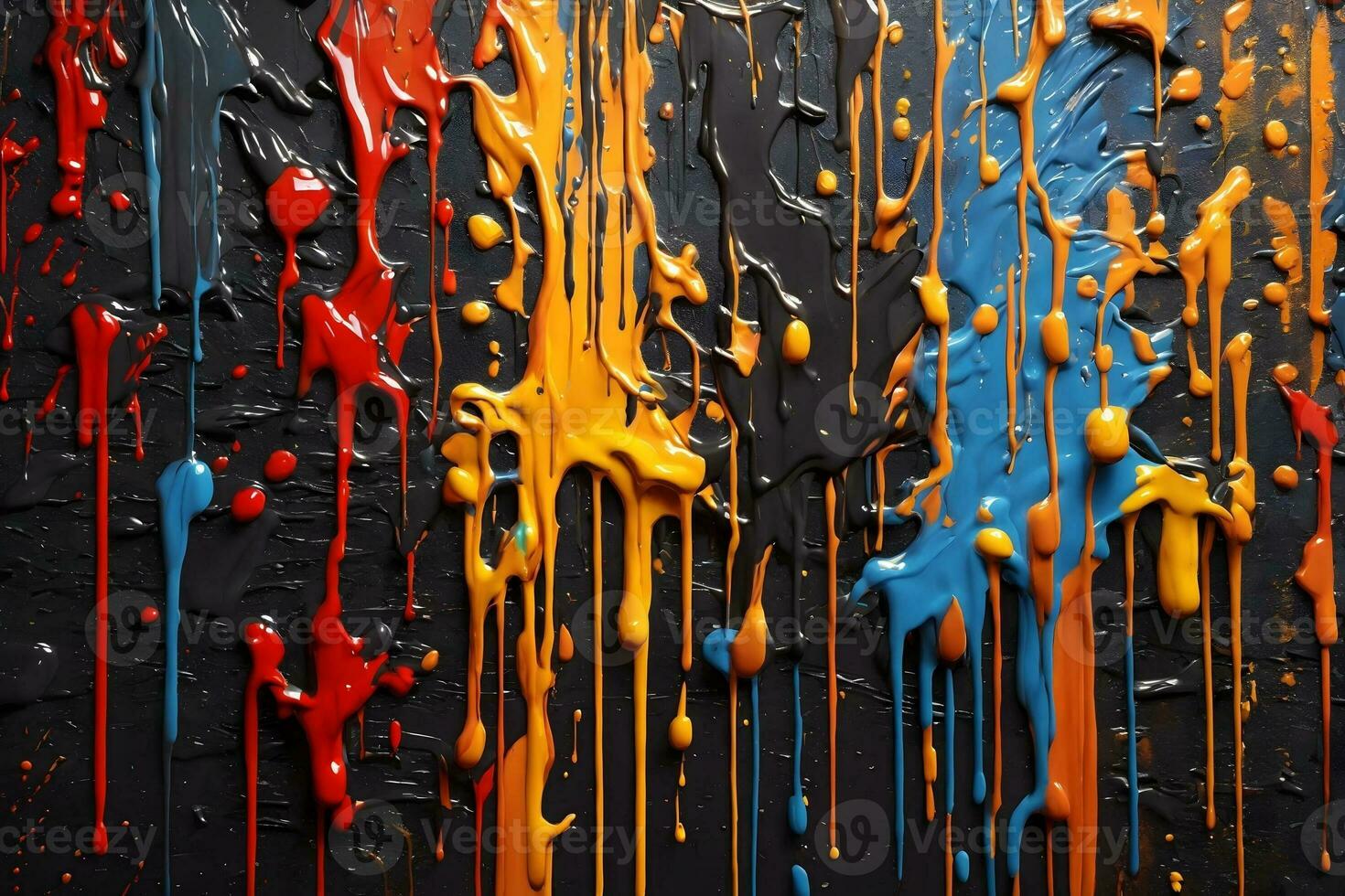 Dripping Paint Texture, Colorful Dripping Paint Background, Paint Dripping Wallpaper, Dripping Ink Background, Ai Generative photo