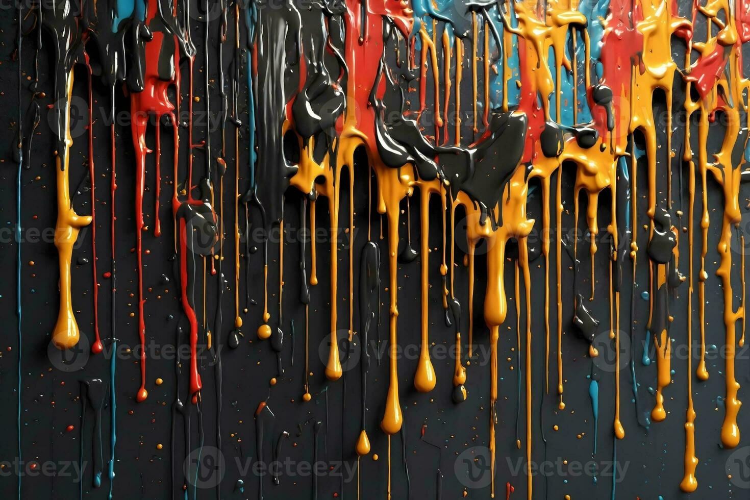 Dripping Paint Texture, Colorful Dripping Paint Background, Paint Dripping Wallpaper, Dripping Ink Background, Ai Generative photo