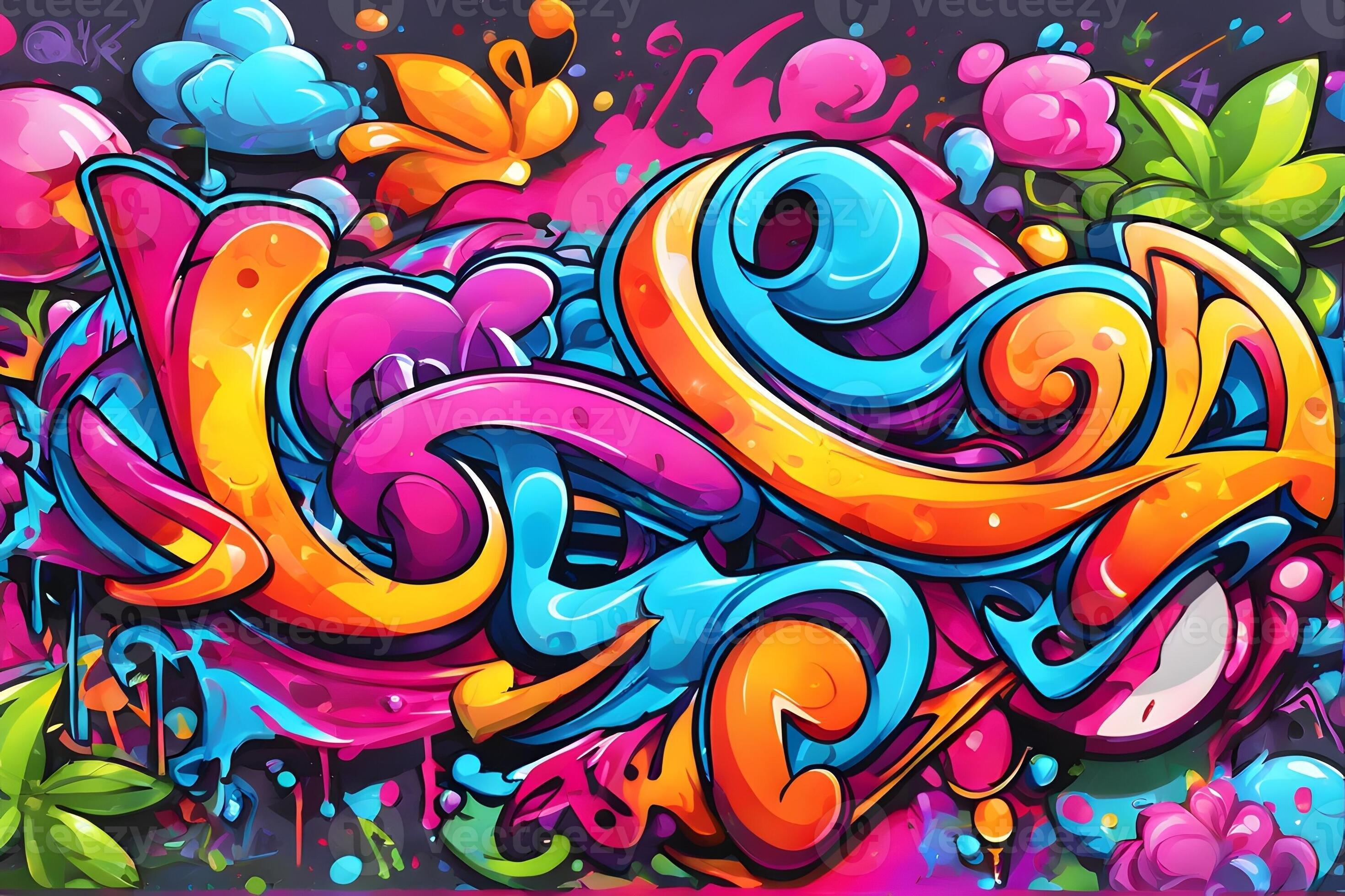 Graffiti Background, Graffiti Wallpaper, Graffiti Pattern, Street art