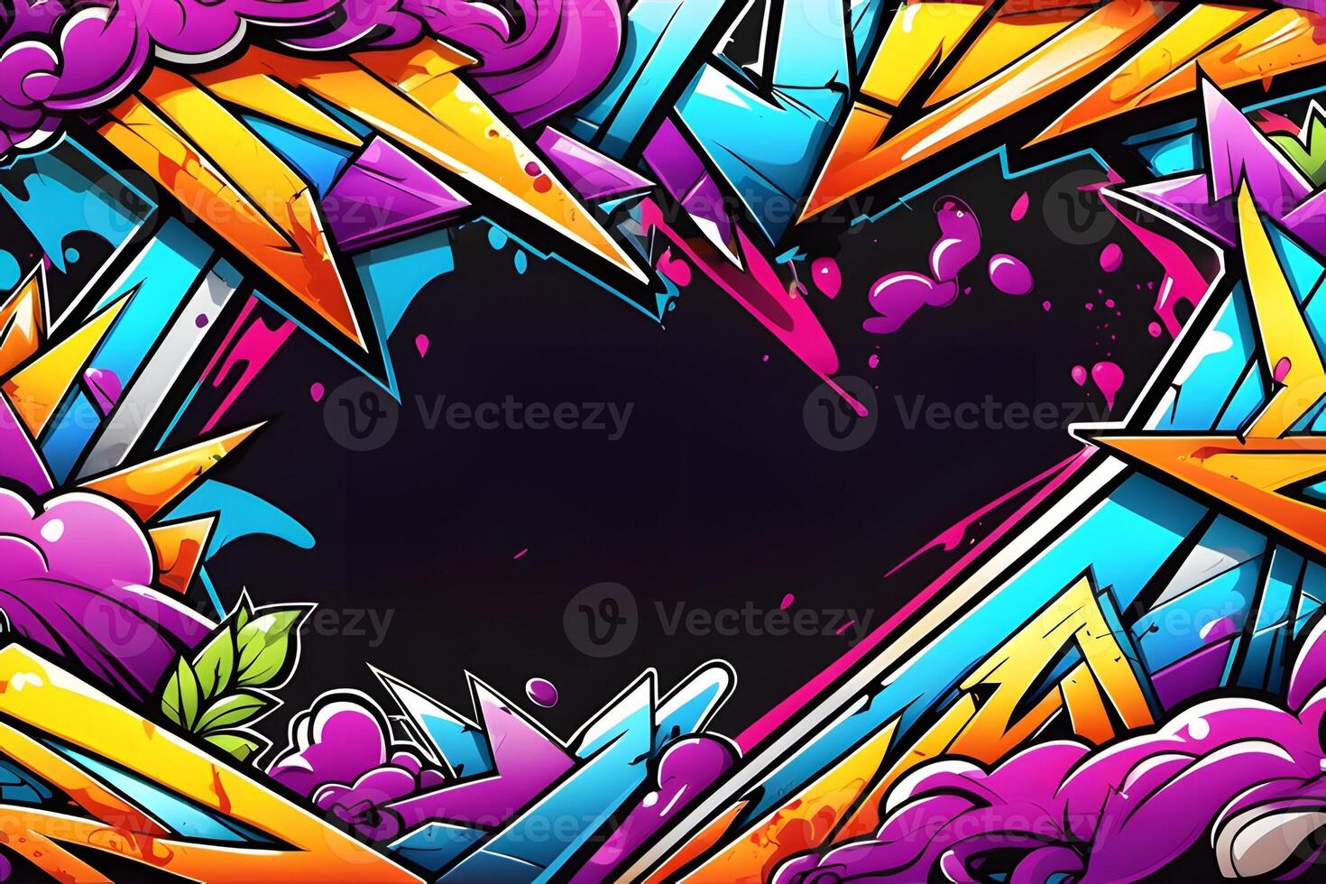 Graffiti Frame Background, Graffiti Border, Graffiti Frame, Graffiti