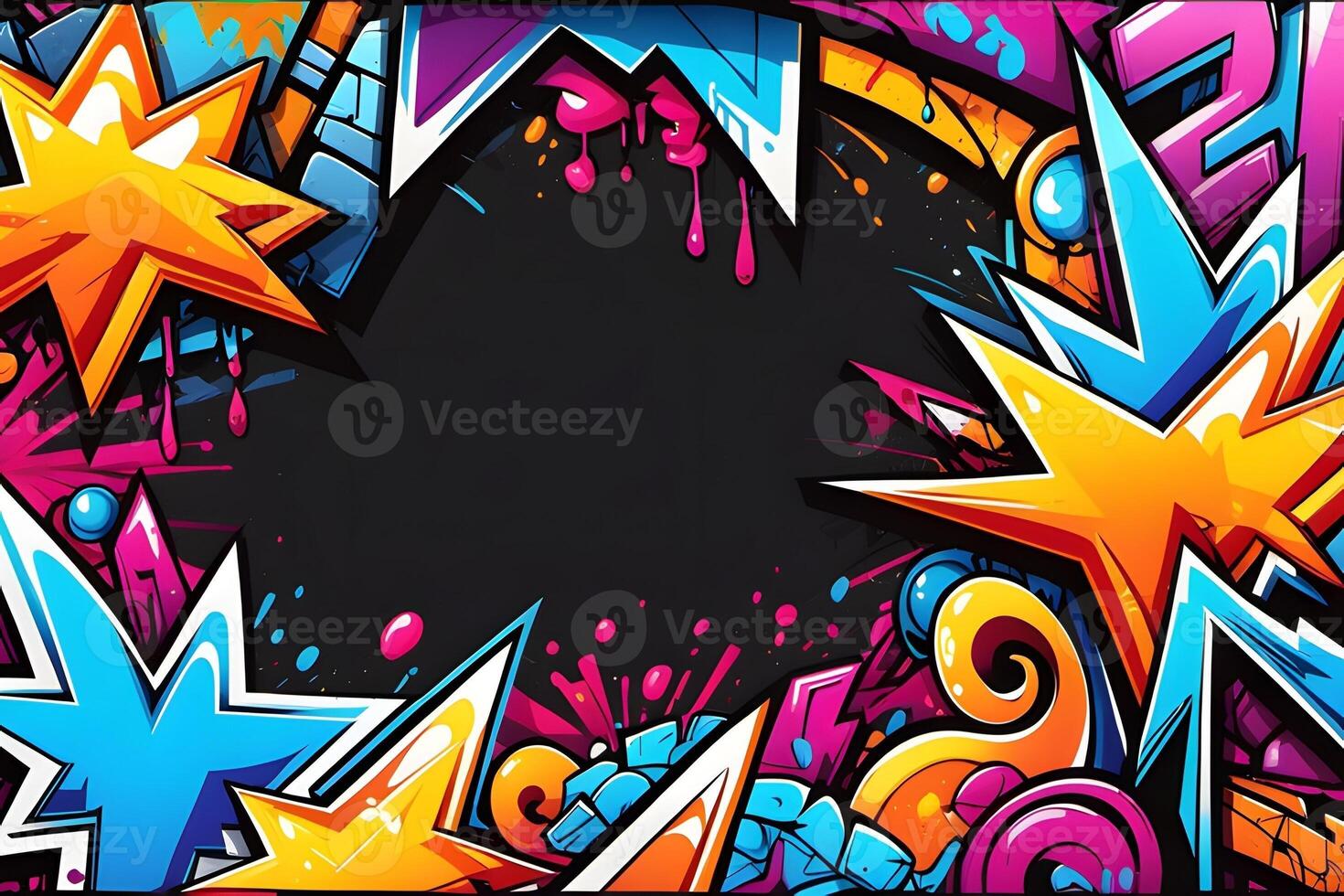 Graffiti Frame Background, Graffiti Border, Graffiti Frame, Graffiti