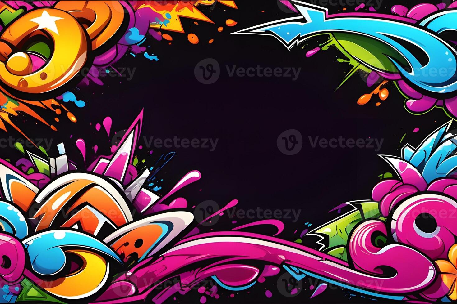 Graffiti Frame Background, Graffiti Border, Graffiti Frame, Graffiti