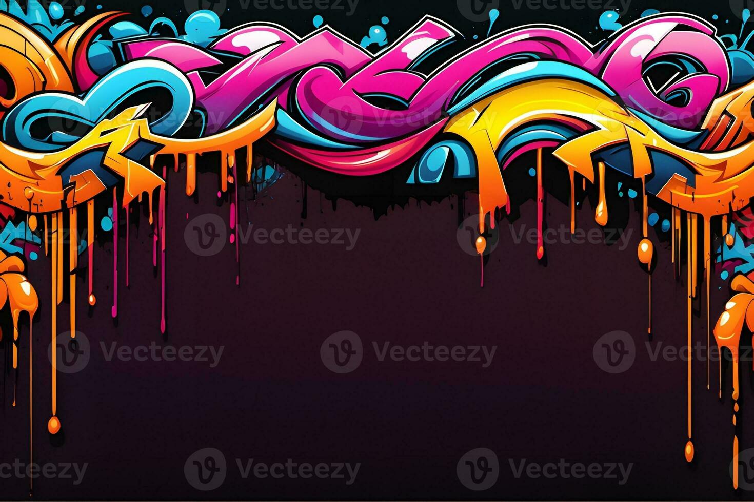 Graffiti Frame Background, Graffiti Border, Graffiti Frame, Graffiti background, Graffiti Art, Graffiti Wallpaper, AI Generative photo