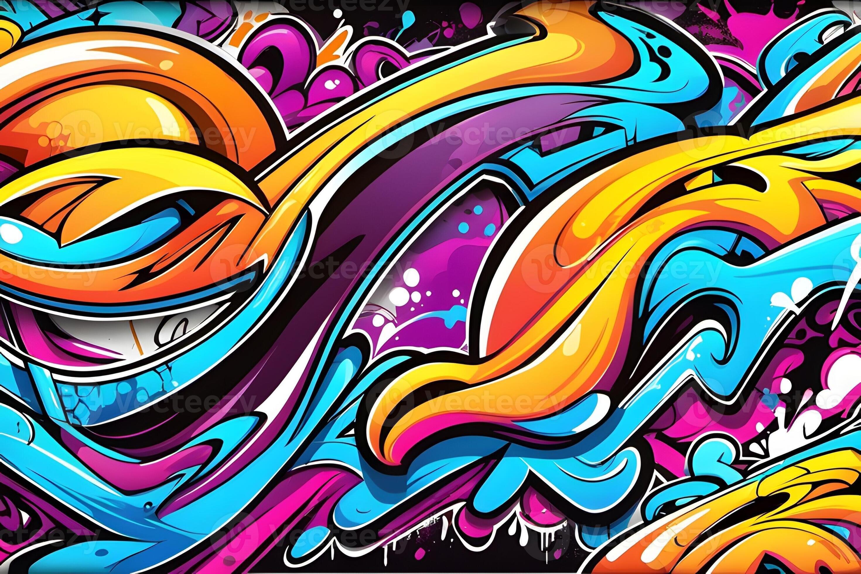 Graffiti Wallpaper, Graffiti Background, Graffiti Pattern, Street art