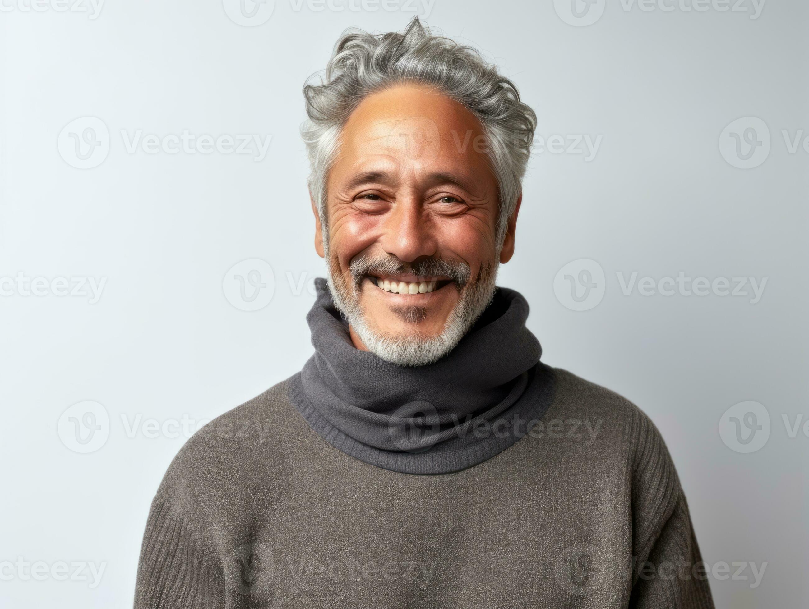 40 year old asian man in emotional pose on white background AI - 40 Year Old Japanese Man Goes Viral