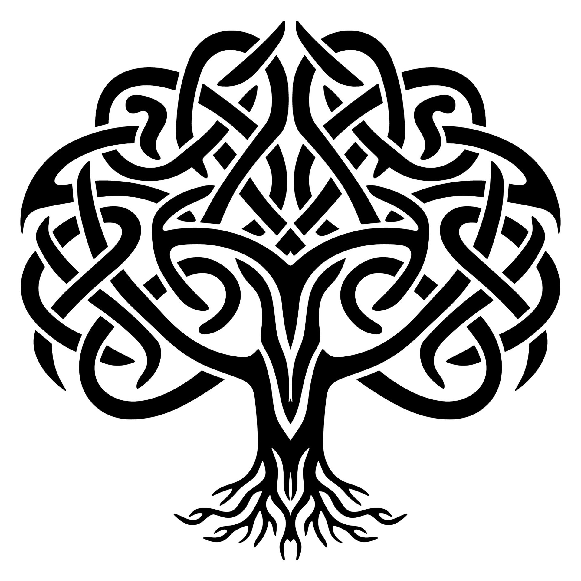 Tree in celtic knot style 29680549 Vector Art at Vecteezy