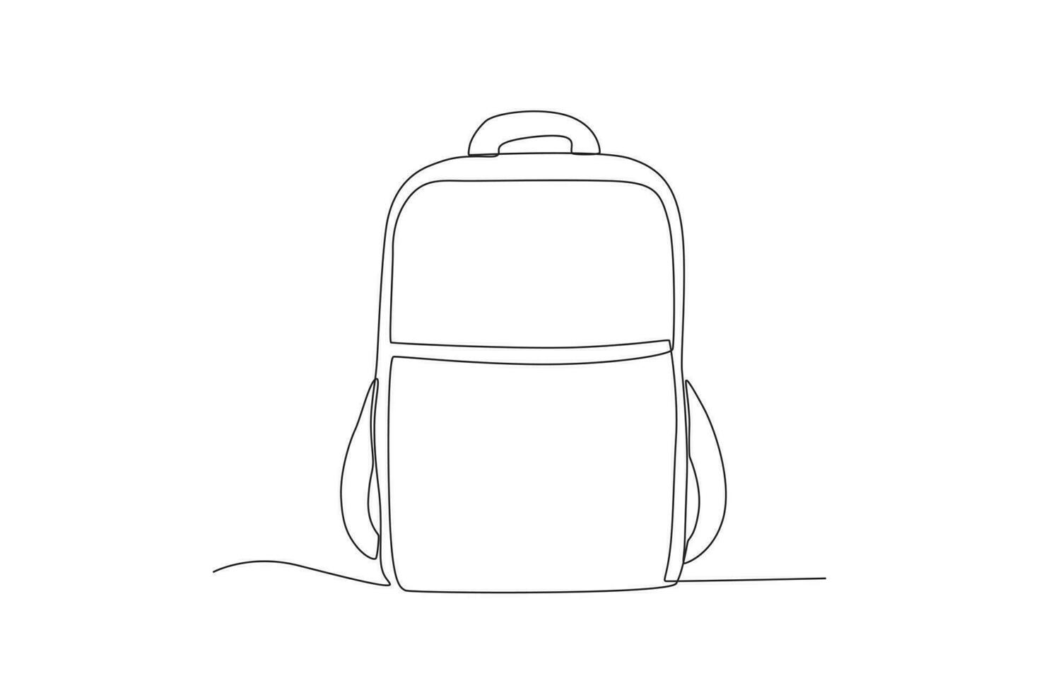 A big schoolbag vector