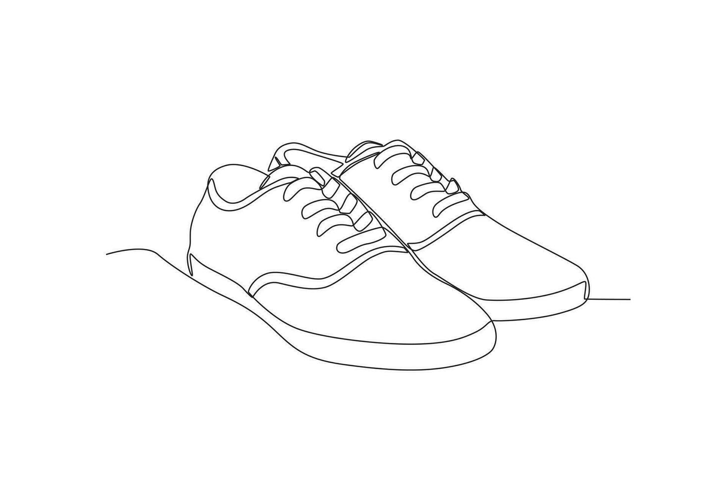 A casual shoe vector