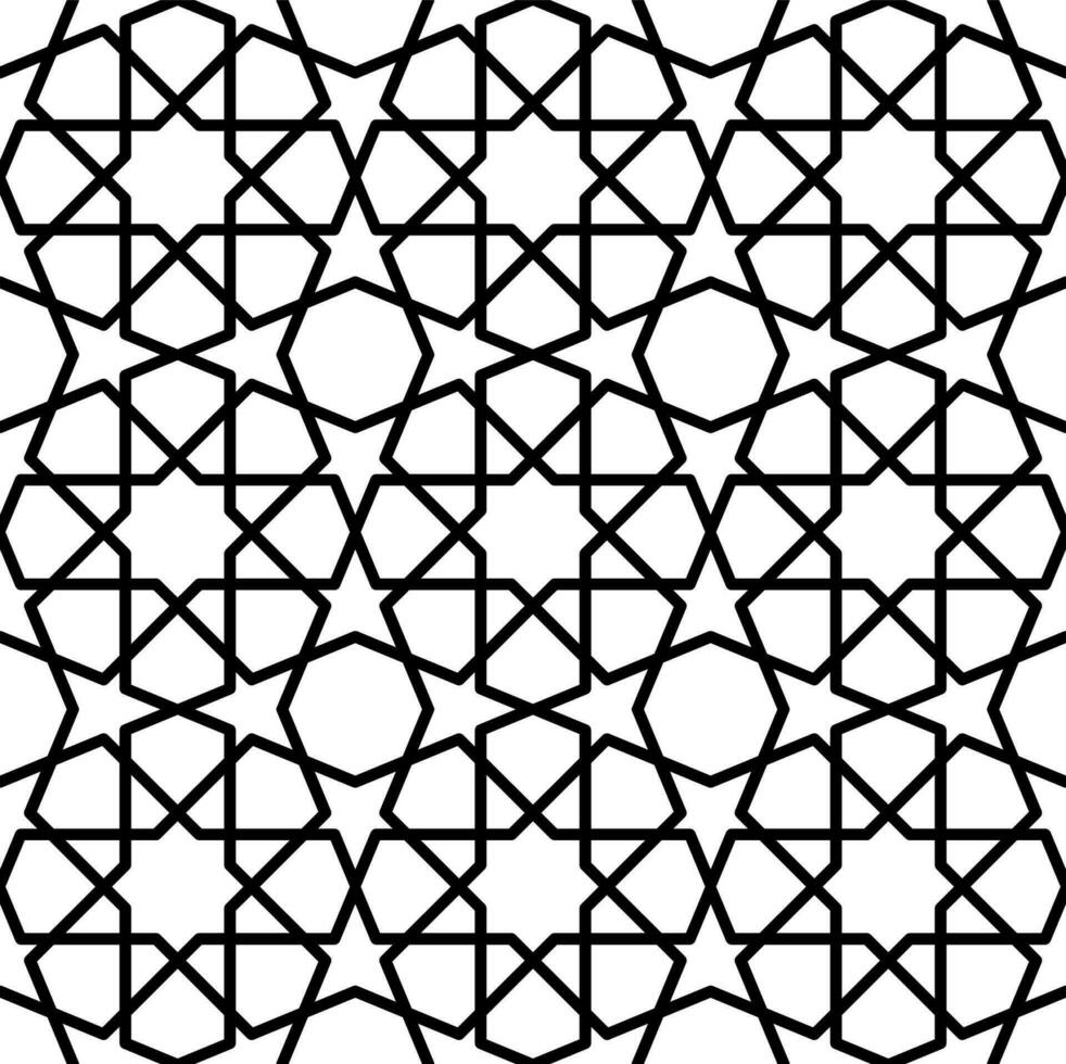 Mashrabiya, Arabesque Arabic pattern background vector