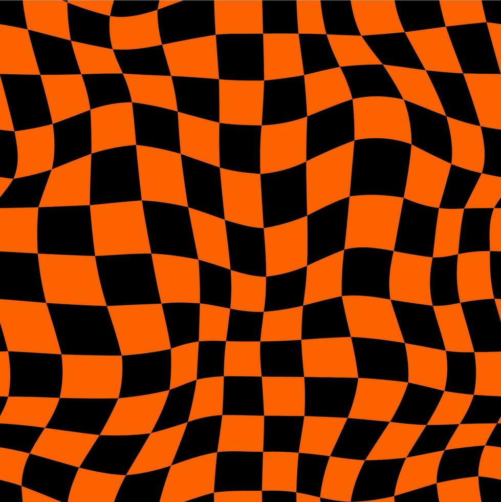 Halloween optical psychedelic pattern, background vector