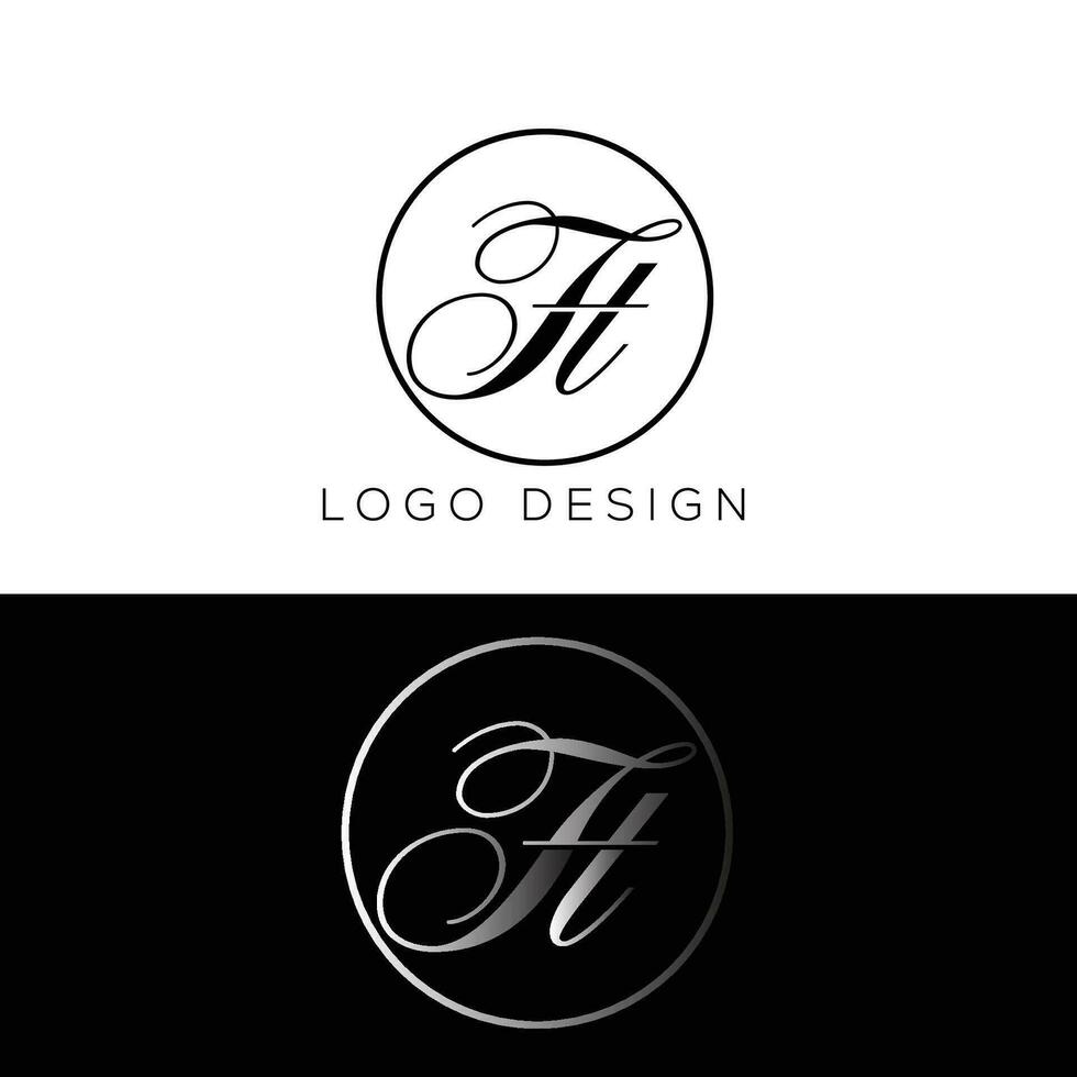 Ft initial letter logo vector