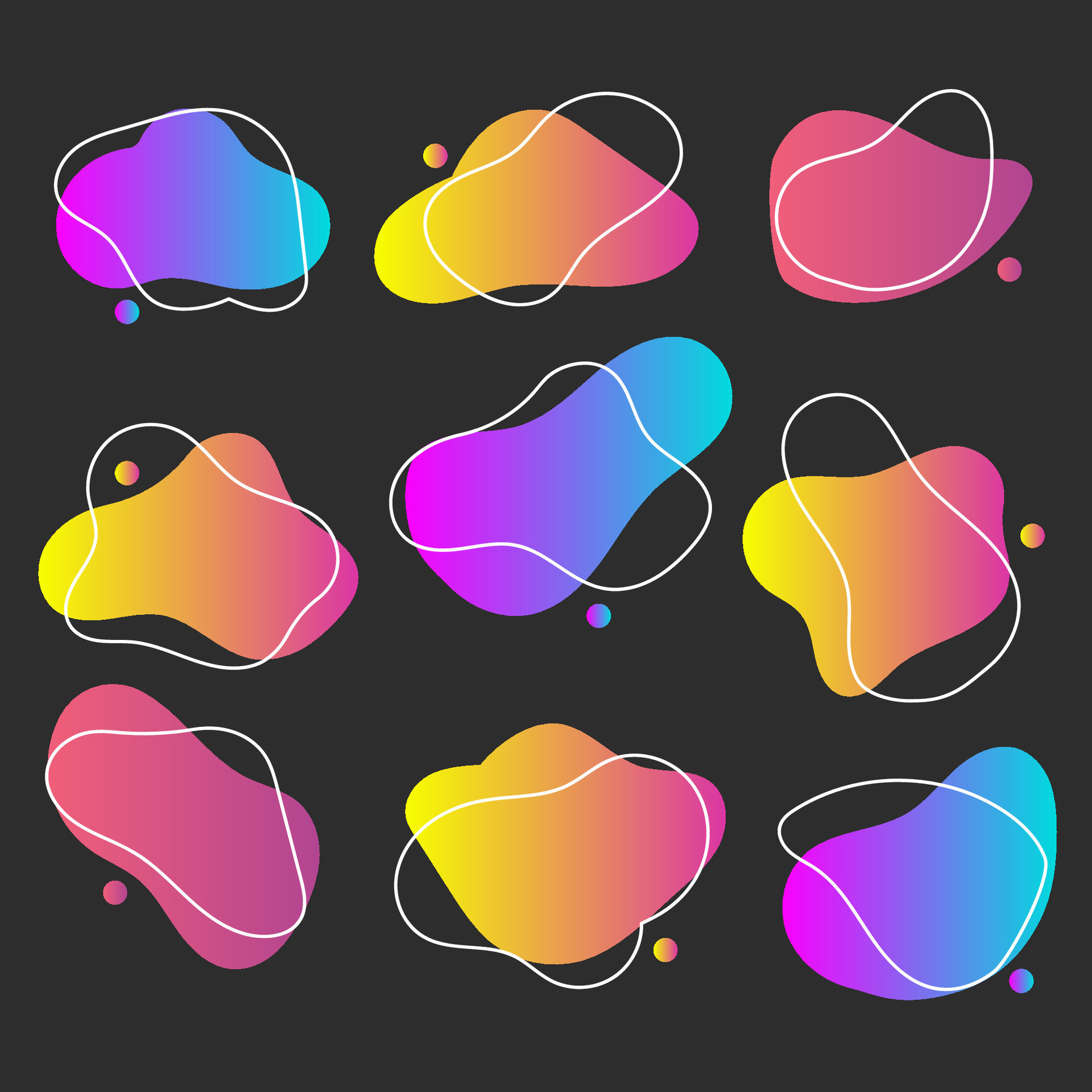 Shape Abstract Gradient 29694842 Vector Art at Vecteezy