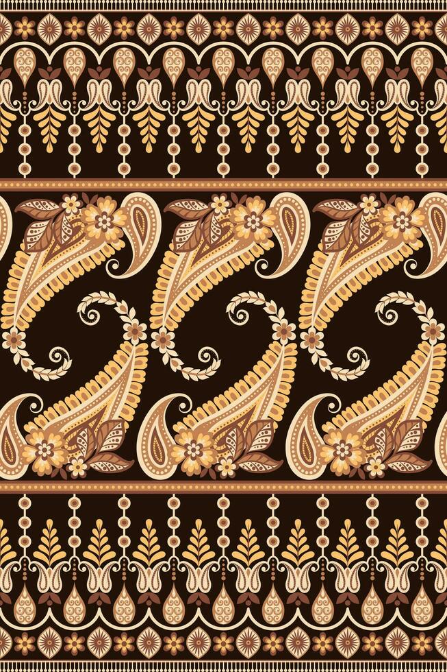 floral pattern Seamless. Background Seamless Pattern Geometric Ethnic pattern design  for background, carpet, wallpaper, clothing, wrapping, Batik, fabric, printing textile illustration. vector