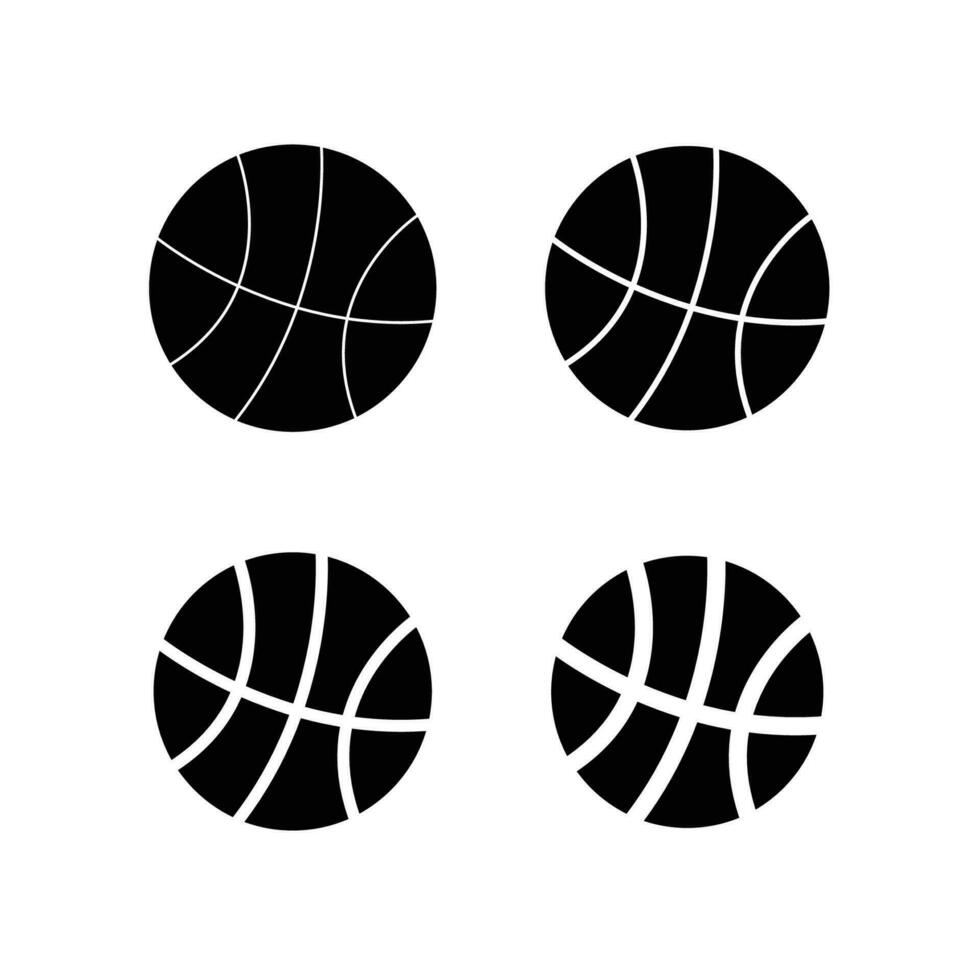 baloncesto icono vector para web y móvil aplicación baloncesto pelota firmar y símbolo