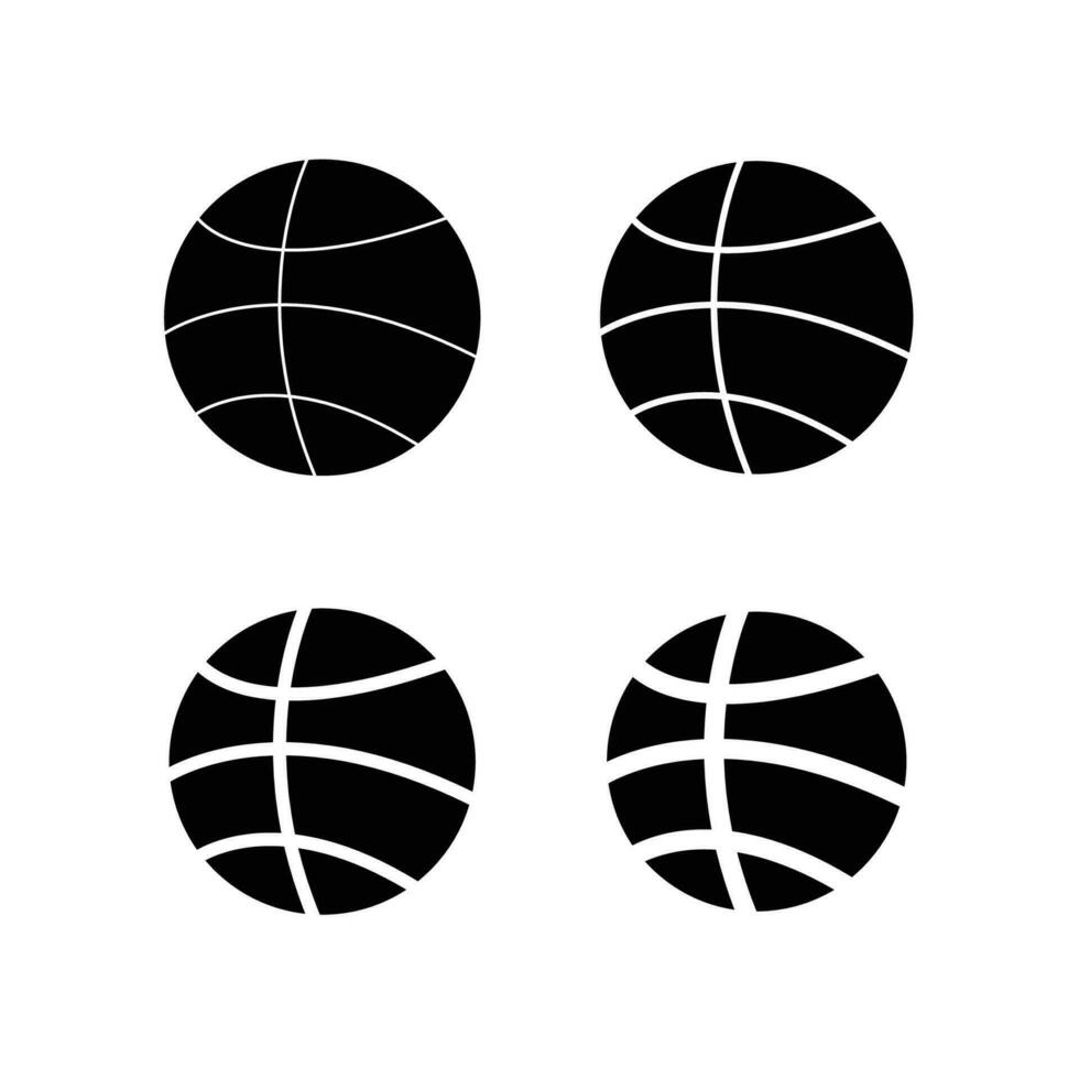 baloncesto icono vector para web y móvil aplicación baloncesto pelota firmar y símbolo