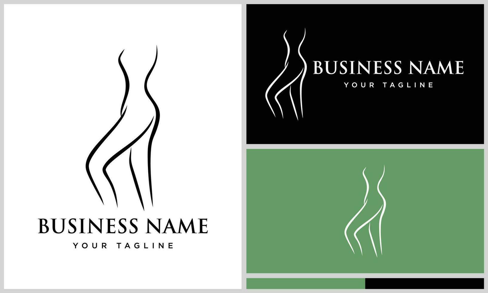 women body spa design template vector
