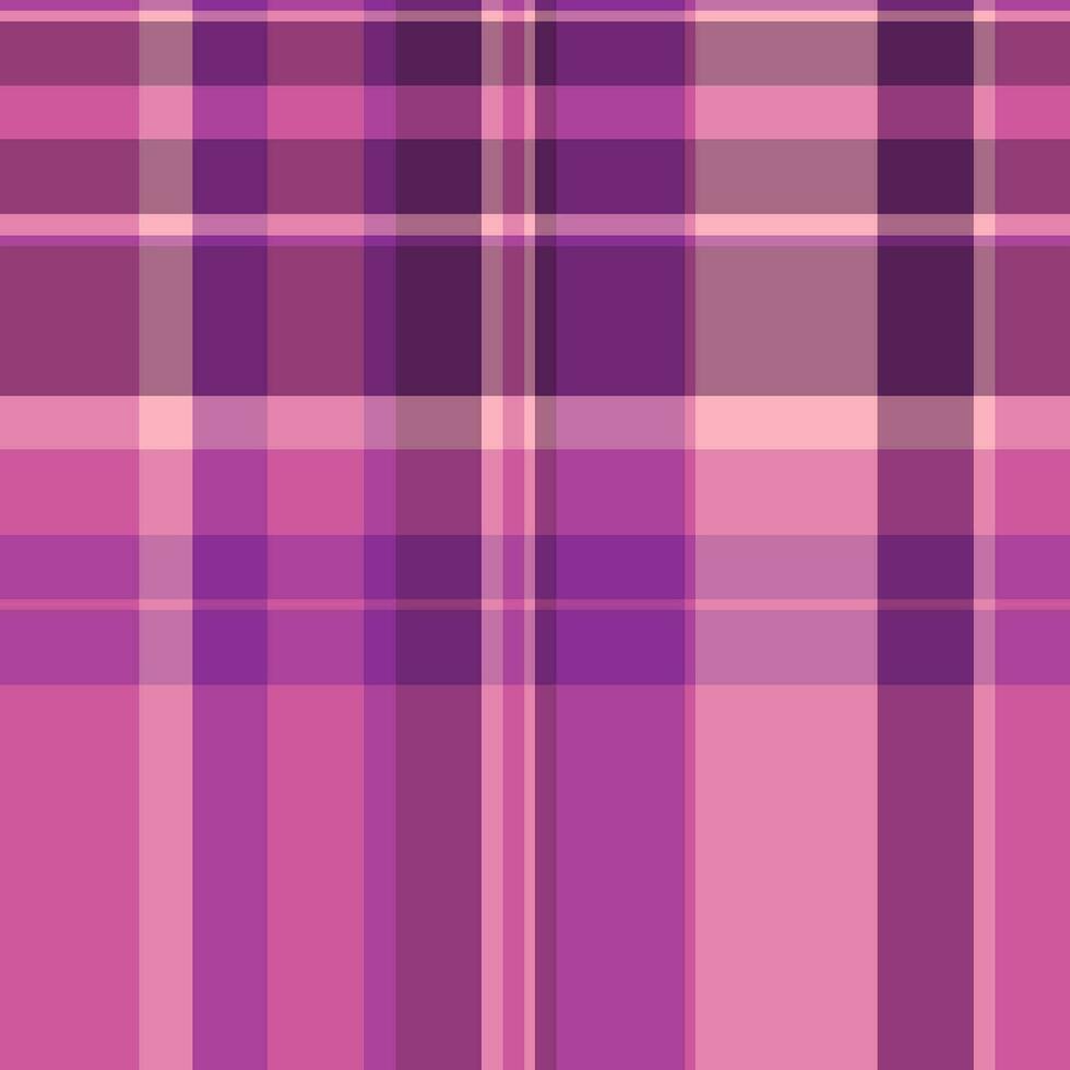 Background textile seamless of tartan fabric pattern with a texture check plaid vector. vector