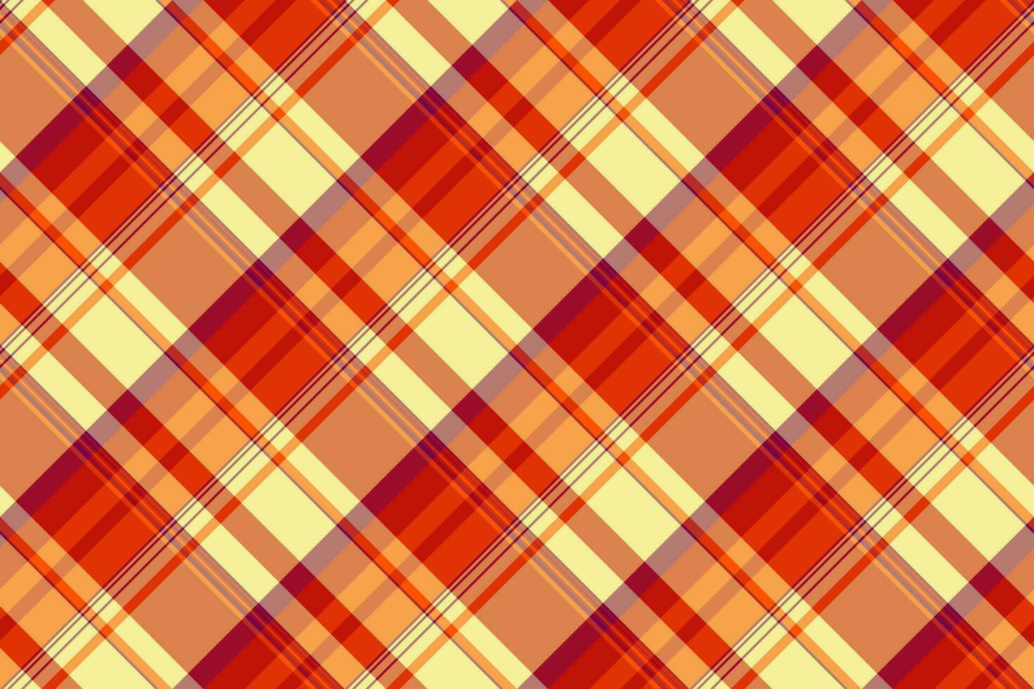 Vector plaid fabric of background check pattern with a tartan textile texture seamless.