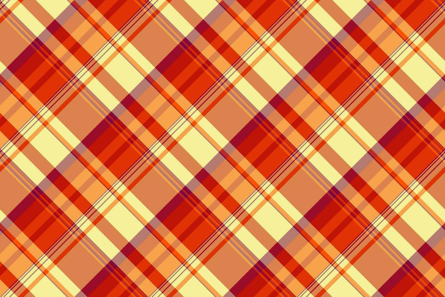 Vector plaid fabric of background check pattern with a tartan textile texture seamless.