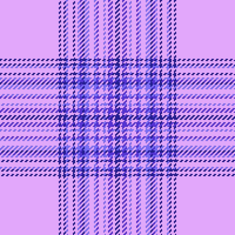 Check pattern textile of seamless plaid tartan with a vector background fabric texture.
