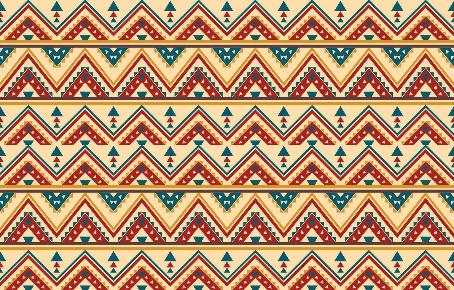 Ethnic abstract ikat art. Aztec ornament print. geometric ethnic pattern seamless  color oriental.  Design for background ,curtain, carpet, wallpaper, clothing, wrapping, Batik, vector illustration.