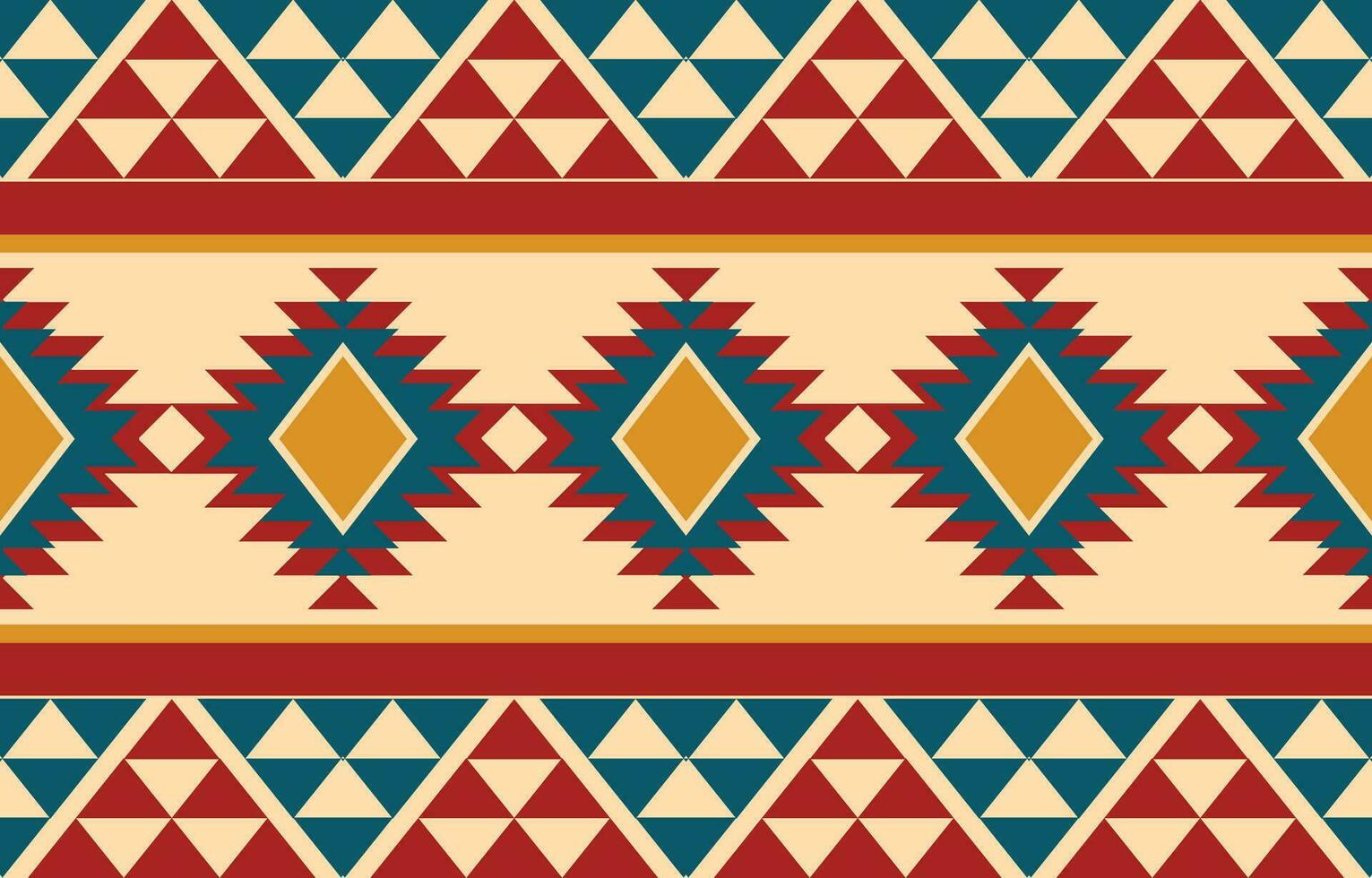 Ethnic abstract ikat art. Aztec ornament print. geometric ethnic pattern seamless  color oriental.  Design for background ,curtain, carpet, wallpaper, clothing, wrapping, Batik, vector illustration.