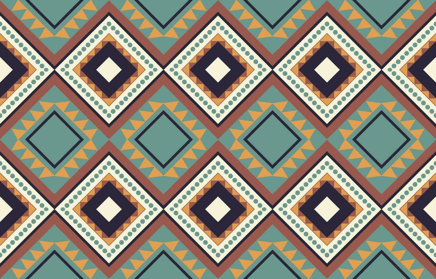 Ethnic abstract ikat art. Aztec ornament print. geometric ethnic pattern seamless  color oriental.  Design for background ,curtain, carpet, wallpaper, clothing, wrapping, Batik, vector illustration.