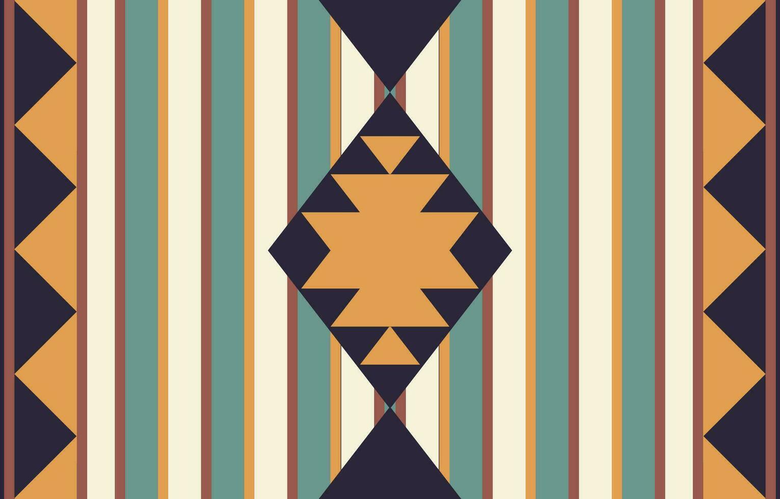 Ethnic abstract ikat art. Aztec ornament print. geometric ethnic pattern seamless  color oriental.  Design for background ,curtain, carpet, wallpaper, clothing, wrapping, Batik, vector illustration.