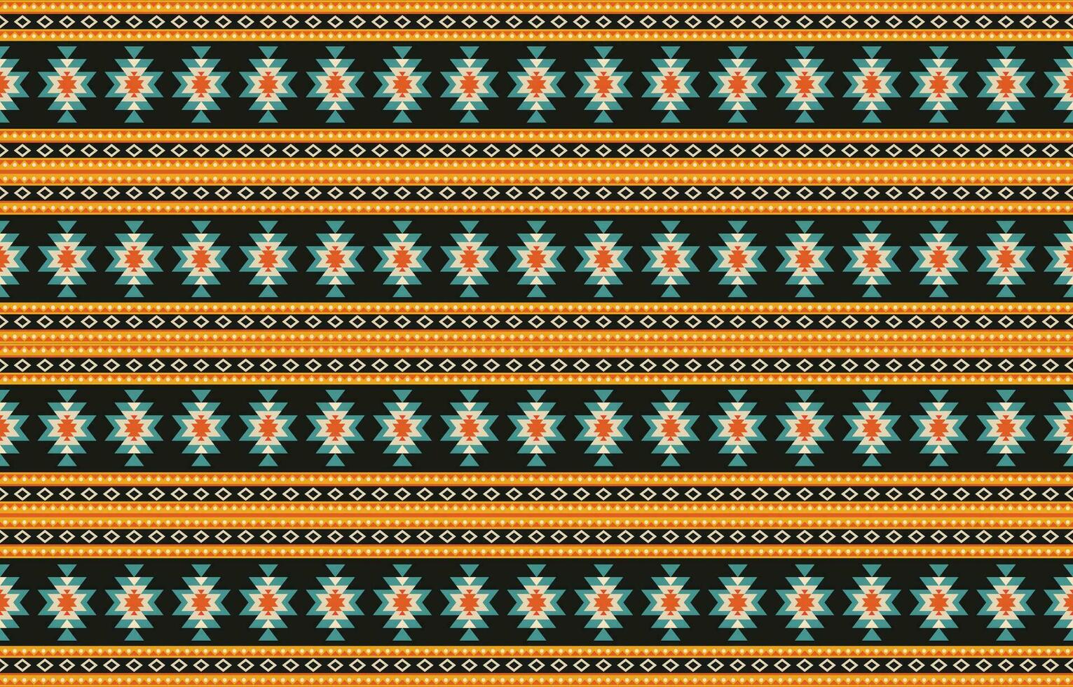 Ethnic abstract ikat art. Aztec ornament print. geometric ethnic pattern seamless  color oriental.  Design for background ,curtain, carpet, wallpaper, clothing, wrapping, Batik, vector illustration.