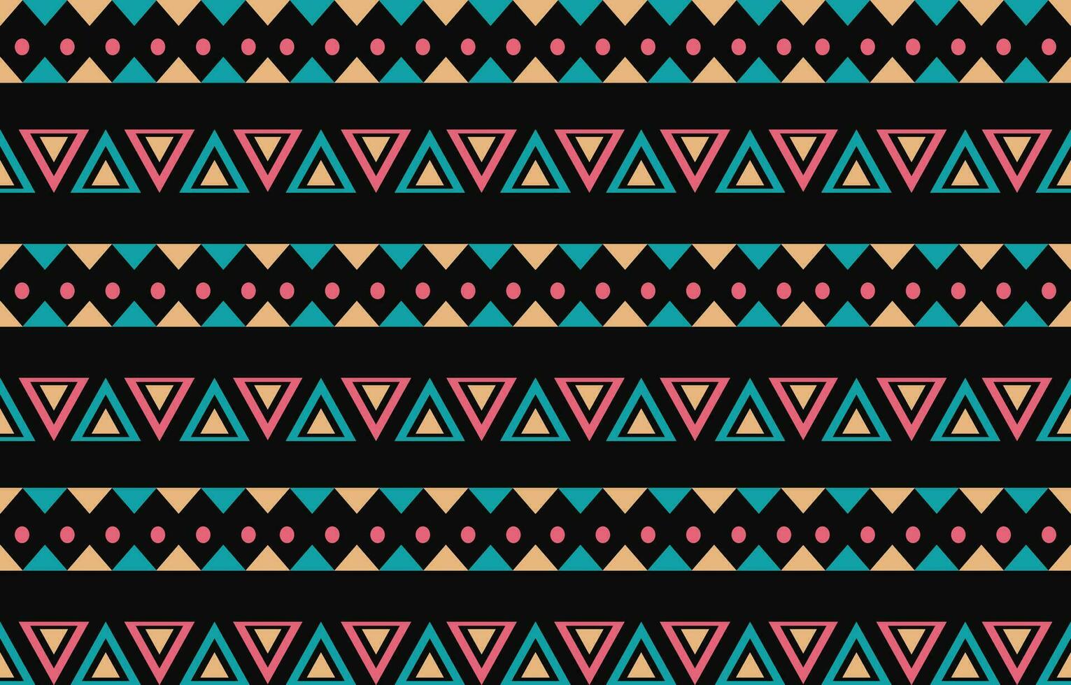 Ethnic abstract ikat art. Aztec ornament print. geometric ethnic pattern seamless  color oriental.  Design for background ,curtain, carpet, wallpaper, clothing, wrapping, Batik, vector illustration.