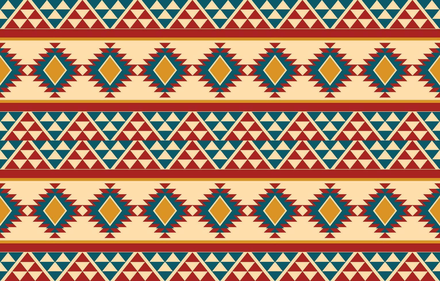 Ethnic abstract ikat art. Aztec ornament print. geometric ethnic pattern seamless  color oriental.  Design for background ,curtain, carpet, wallpaper, clothing, wrapping, Batik, vector illustration.